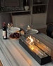 Table Top Fireplace, Black Mega Large Handmade Table Top Fire Pit, Bio Ethanol Fireplace, Wooden Fireplace, Fireplace, ChristmasGift 