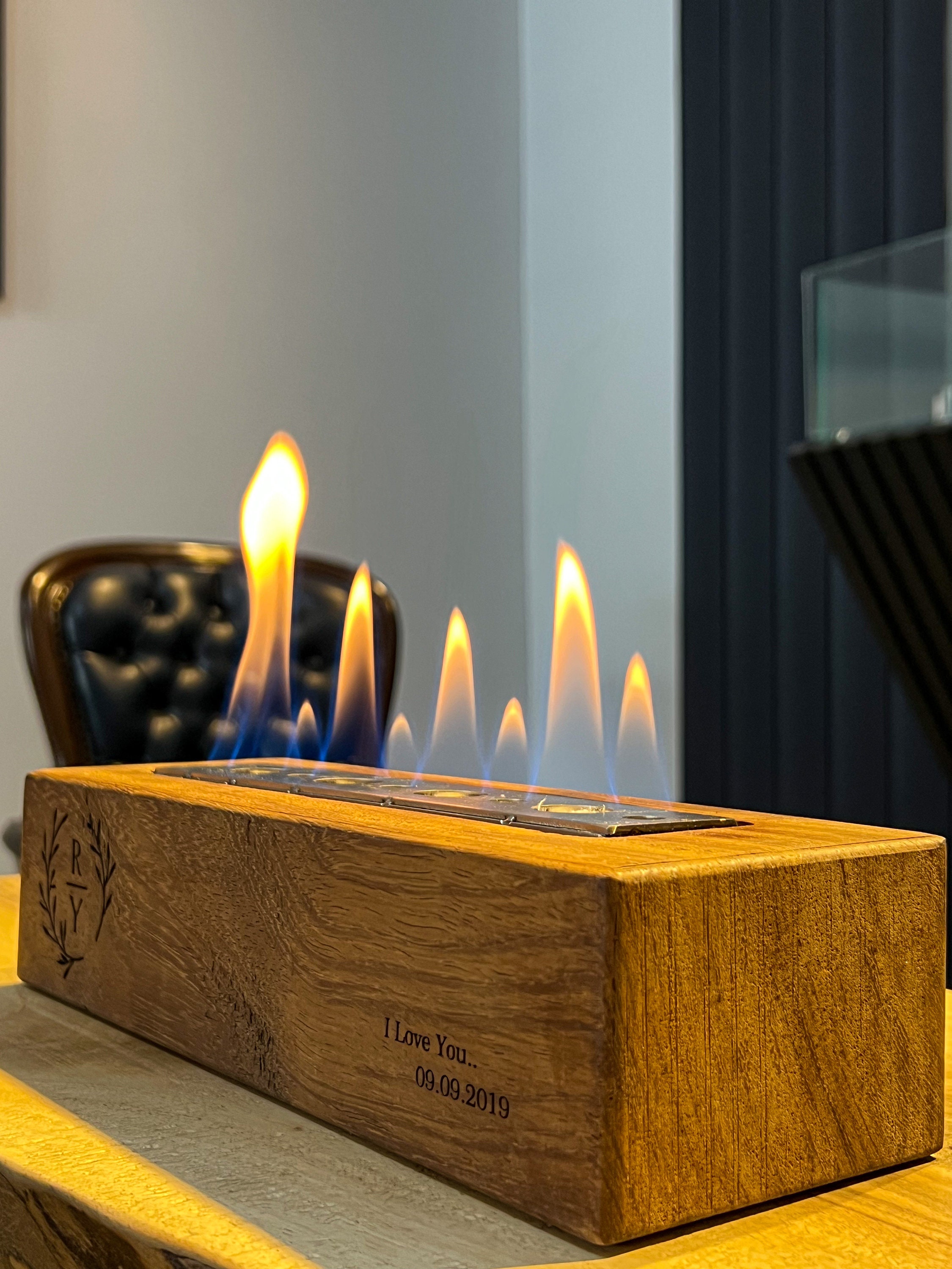 Personalised Fire Pit Gift Idea Portable Bio Fireplace for Etsy Canada