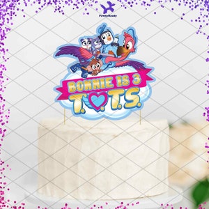 TOTS T.O.T.S Transport Service Cake Centerpiece Topper, Personalized Delivery Babies Birthday Party Decorations