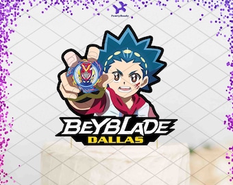 Beyblade Cake Toppers Cake Topper, Birthday Party Centerpiece, Anime Decorations