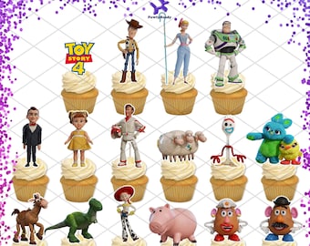 Toy Story Topper Cupcake Favor for Birthday Party Decorations