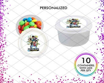 Beyblade Favor Containers Party box gift for Birthday Party Decorations for Candy Slime Model Dough Kid Aoi Burst Anime