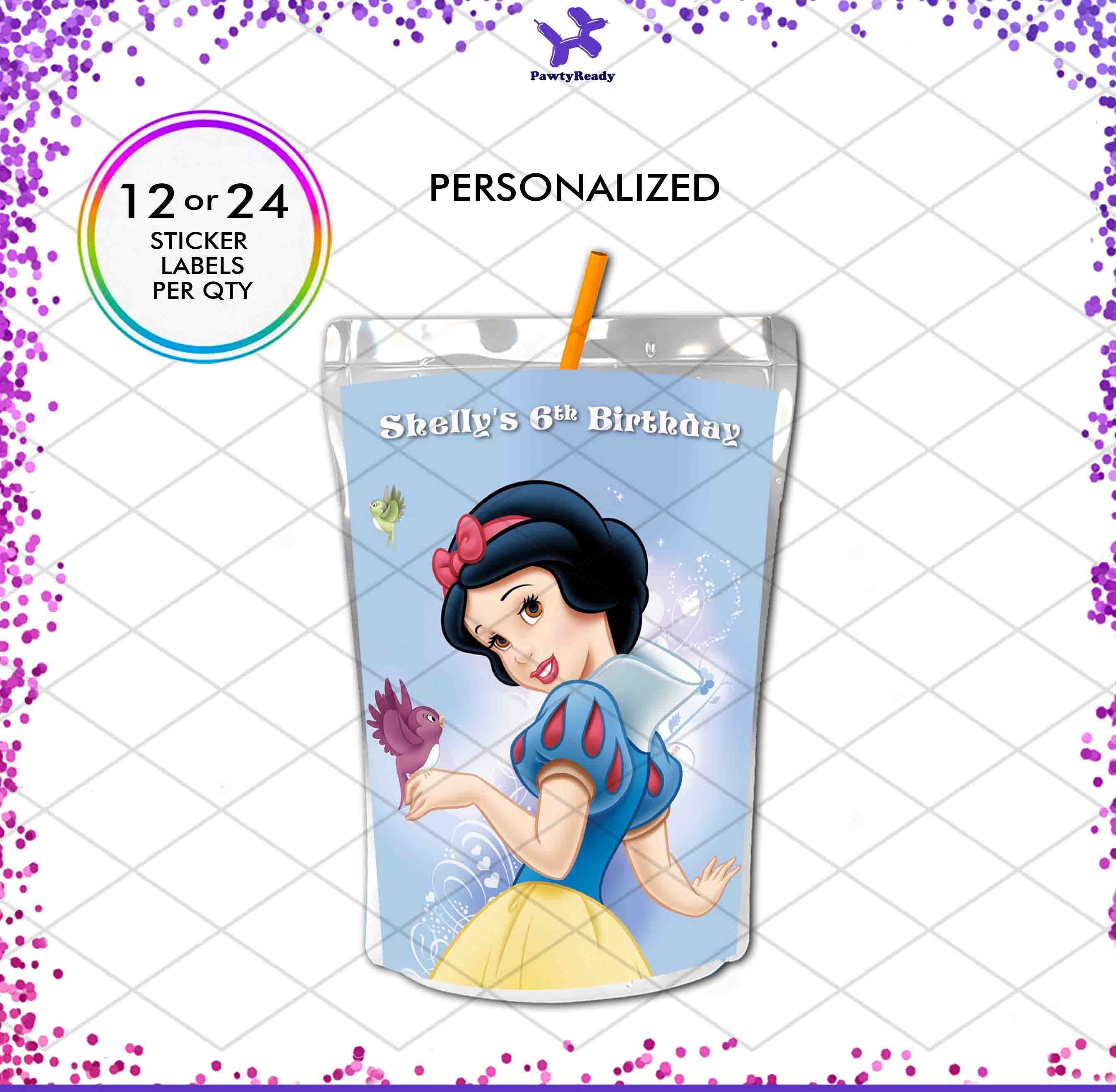 Label Sticker Box V5, Snow White
