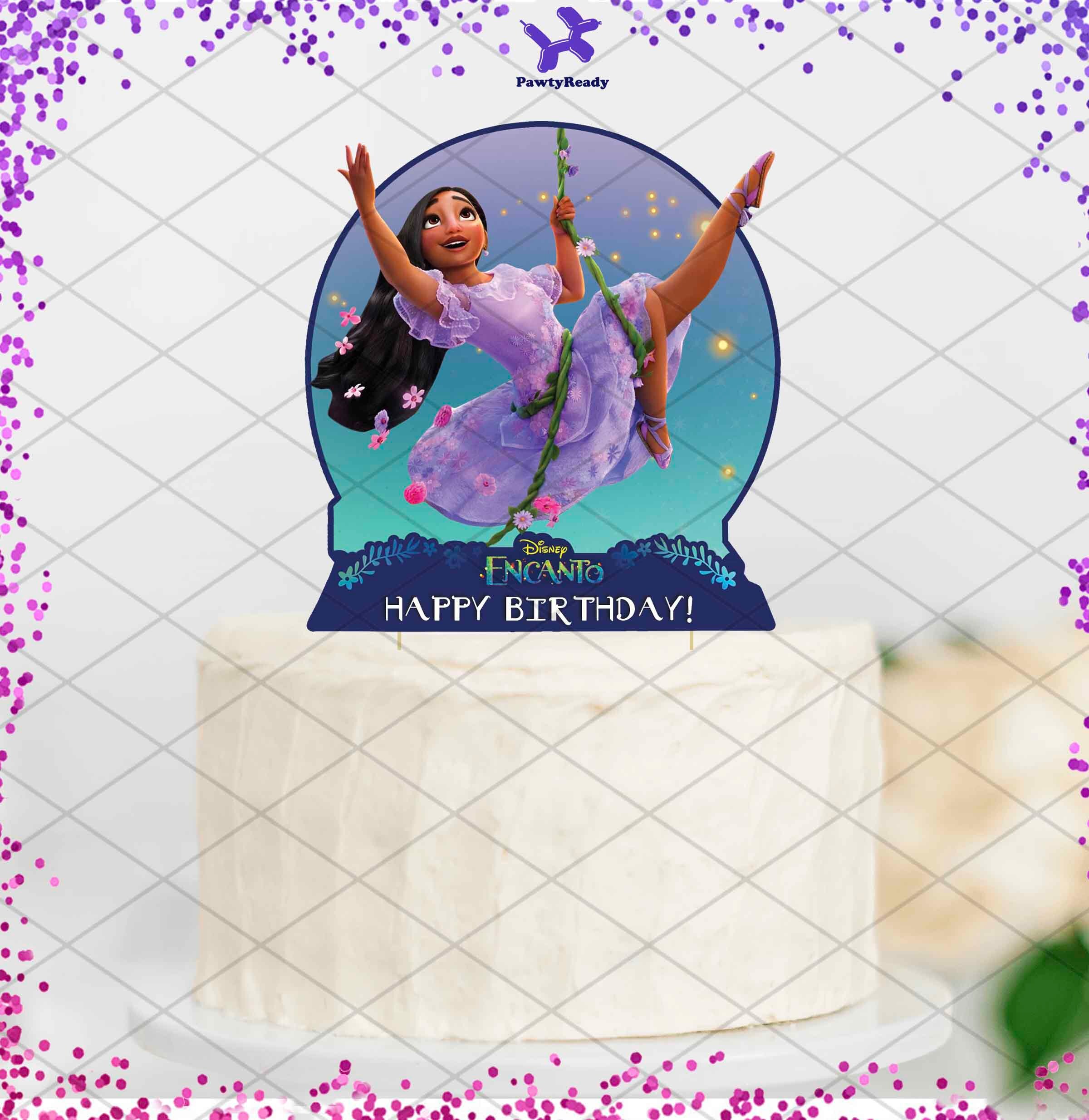 Encanto Isabela Cake Toppers Centerpiece Birthday Party Etsy