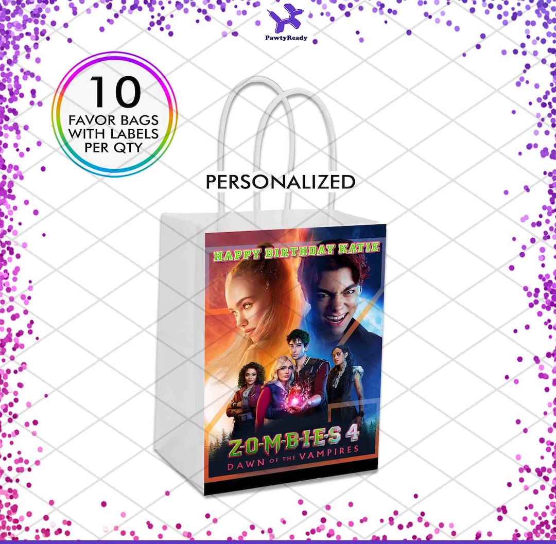 【グッズ】ZARDPortfolio du 20eme anniversaire Zombies 4 Dawn of the Vampira Party Favor Bags, Birthday Party