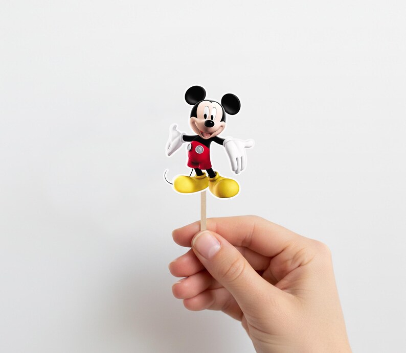 Mickey Mouse Pirates Cupcake Toppers Birthday Party Decorations Minnie Goofy Donald Daisy Adventure Treasure Hunting Captain afbeelding 7