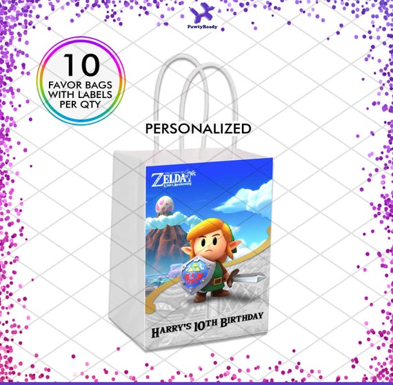 Legend Zelda Party Favor Bags Gift Birthday Party Decorations Supplies Link  Awakening 