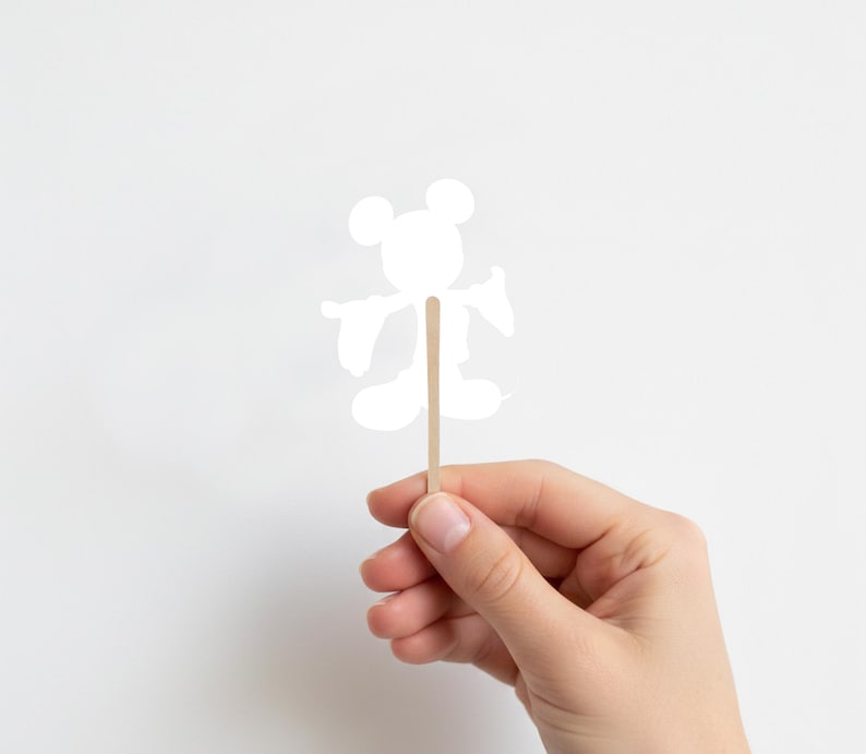 Mickey Mouse Oh Twodles Clubhouse Custom Second Birthday Name Logo Cake Toppers, Personalized 2nd Party Kit Centerpiece Decorations image 10