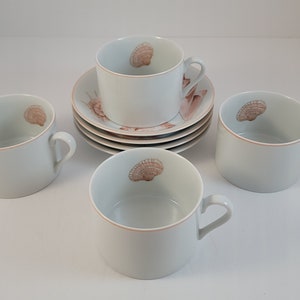 Fitz and Floyd Tea Cups and Saucers Set