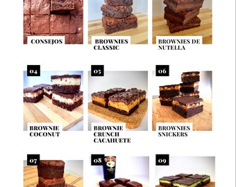 8 Recetas "Brownies Gourmet"