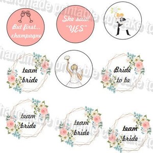 Printable Bachelorette Party Cupcakes/cake Toppers digital - Etsy
