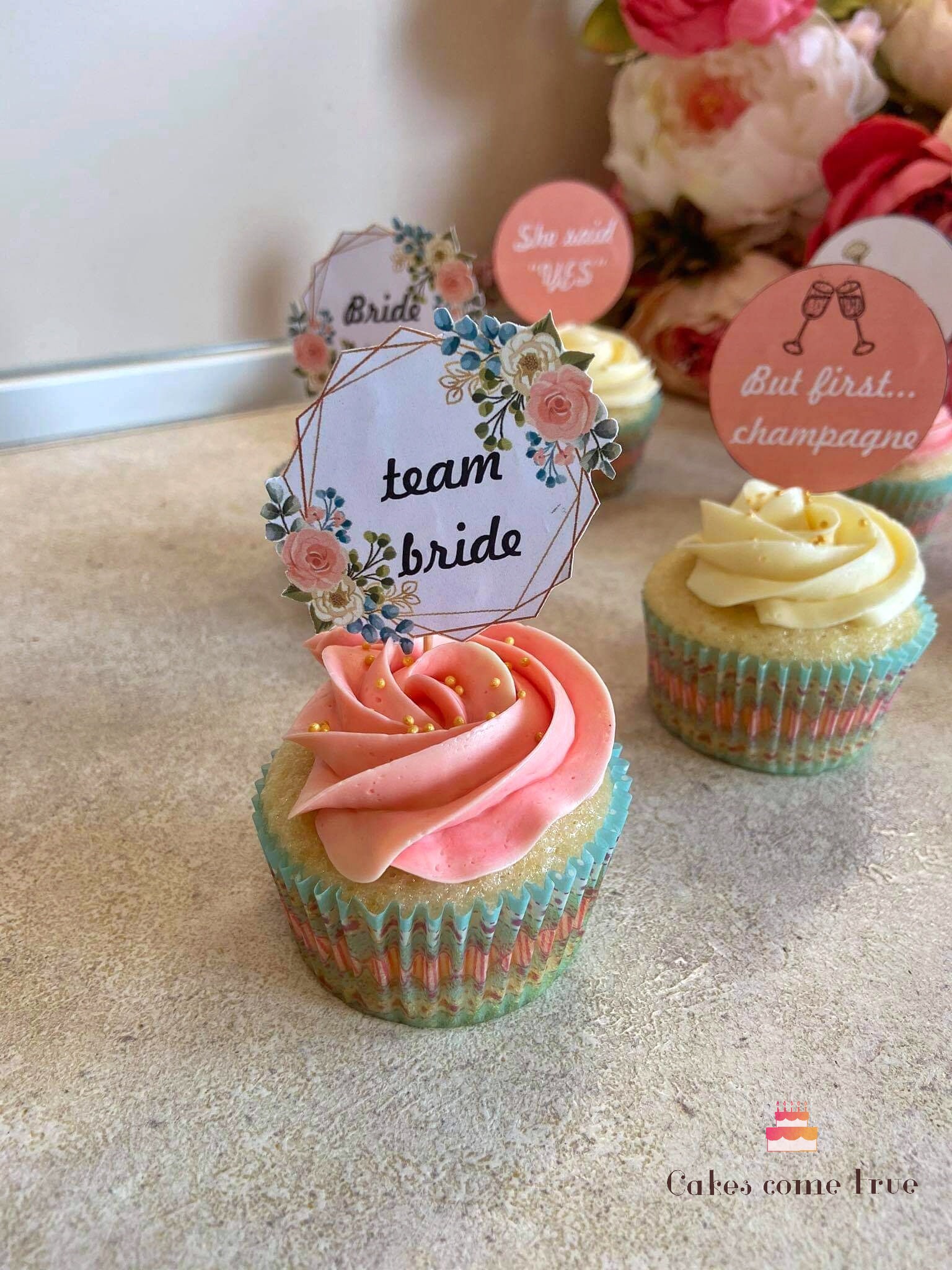 Printable Bachelorette Party Cupcakes/cake Toppers digital | Etsy