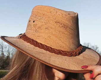 AUSTRALIAN HAT,Cowboy Hats ,Cork Hat Western Style, Men Women Cow Hat,Cork Hat, Gifts, Birthday Gift,Unisex Cowboy Hats