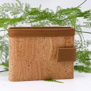 Nachhaltige Kork-Geldbörse für Männer, umweltfreundlich, schlank, stilvolles Design, perfektes Geschenk, langlebige, einzigartige Kork-Geldbörse, stilvolle Geschenkidee, Weihnachtsgeschenk