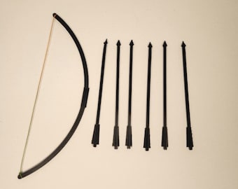 Bow and Arrow STL file for 10-12in dolls