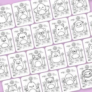 Squishmallow Coloring Book: 30 Unique Pages (digital Download) - Etsy UK