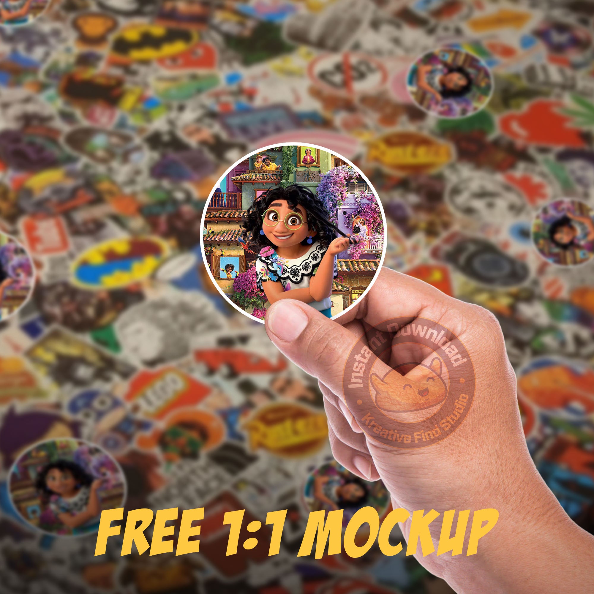 Hand Holding Sticker Mockup: PSD Decal Template (digital Download) - Etsy