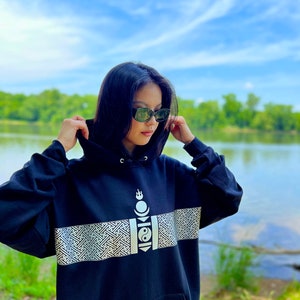 Soyombo Unisex sweatshirt, hooded sweatshirt, hoodie, gift, birthday gift, unique design, Mongolian style