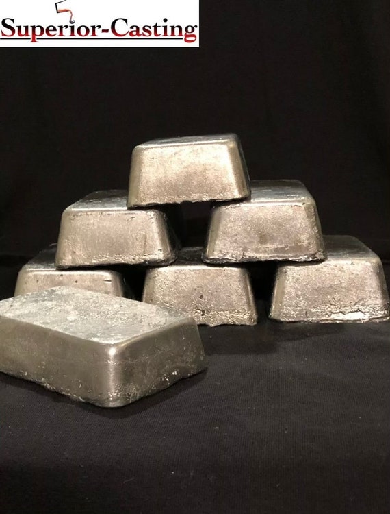 10lbs Clean Soft Lead Ingots 