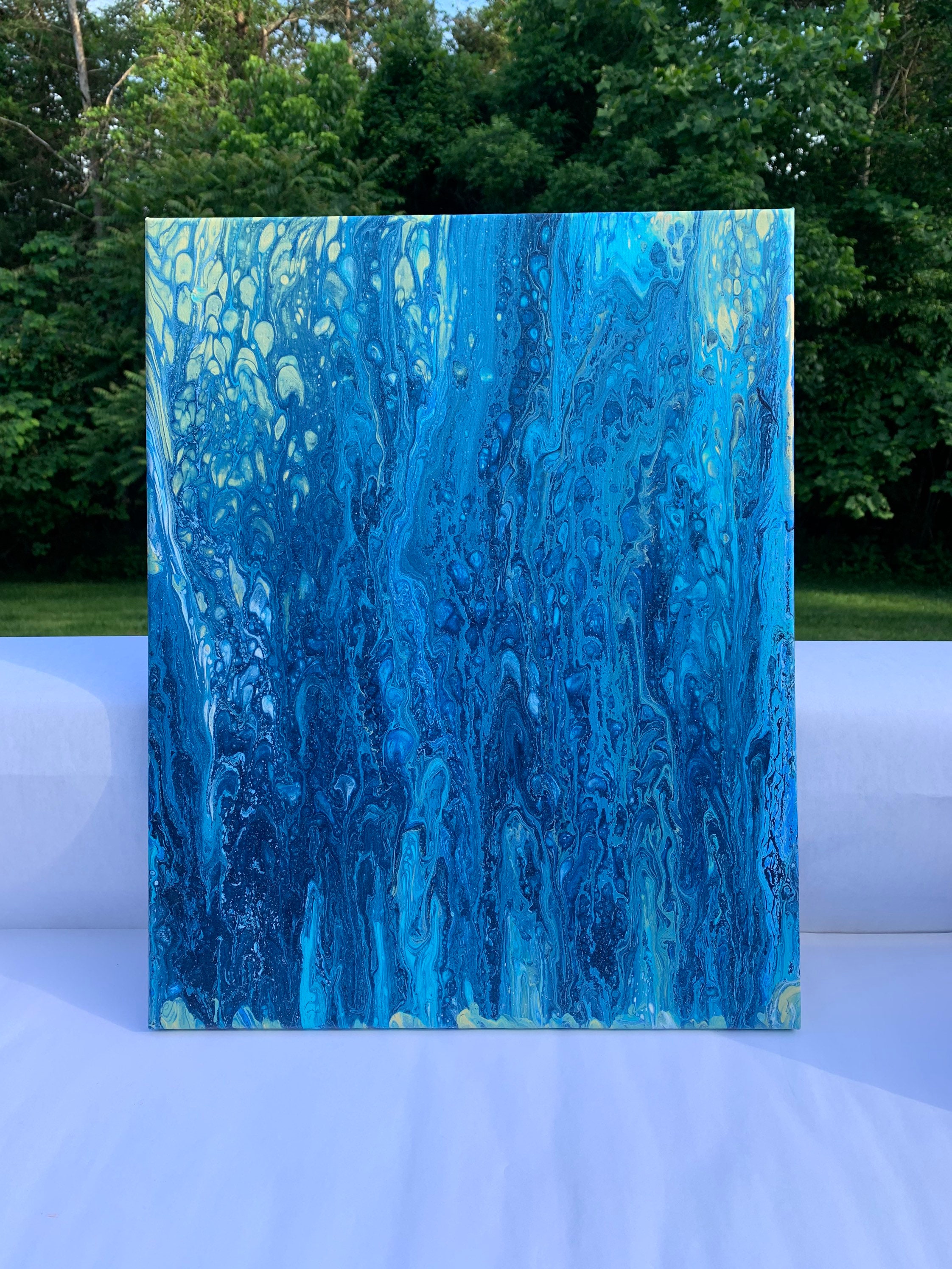 Abstract Acrylic Painting Etsy