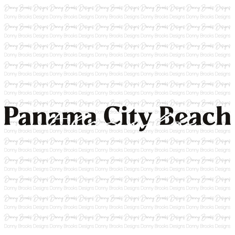 Panama City Beach FL Digital Download Etsy