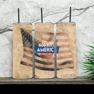 God Bless America Tumbler Digital Download