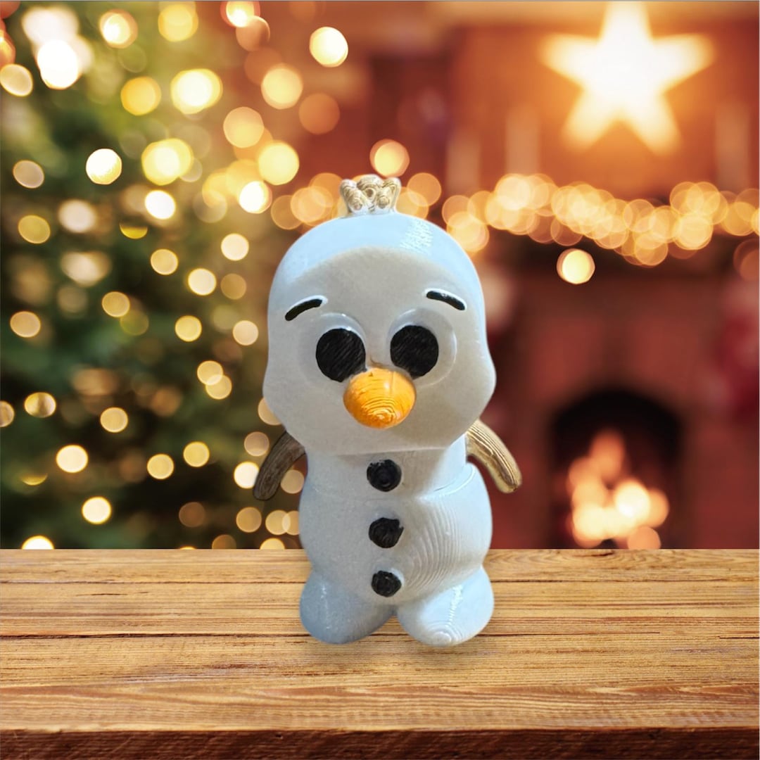 Snowman Wigglet | 3D Printed Fidget Toy - Etsy