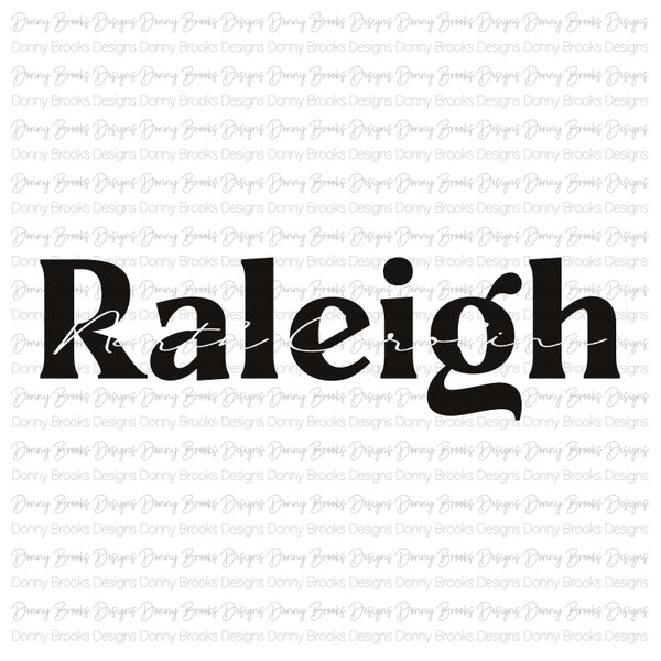 Raleigh North Carolina Digital Download