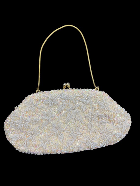 Vintage JEM Hong Kong Beaded Evening Bag