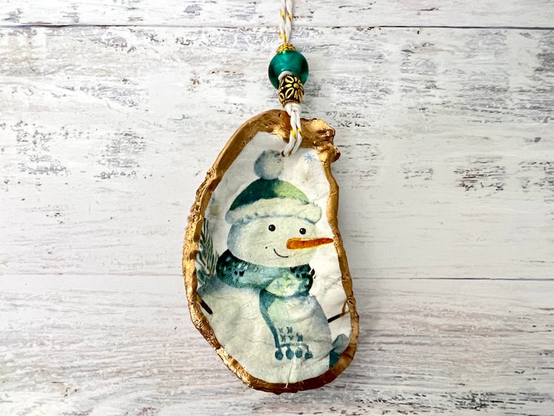 oyster-shell-christmas-ornament-with-glass-beads-choose-from-a-snowman