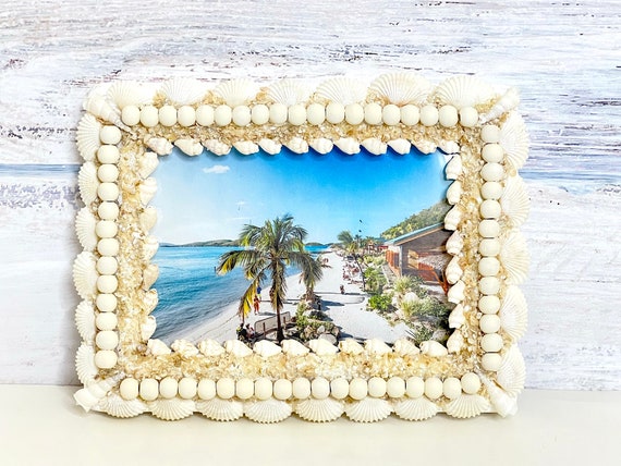 Shell Picture Frame Favor Beach Vibes Only! 16 Creative Seashell