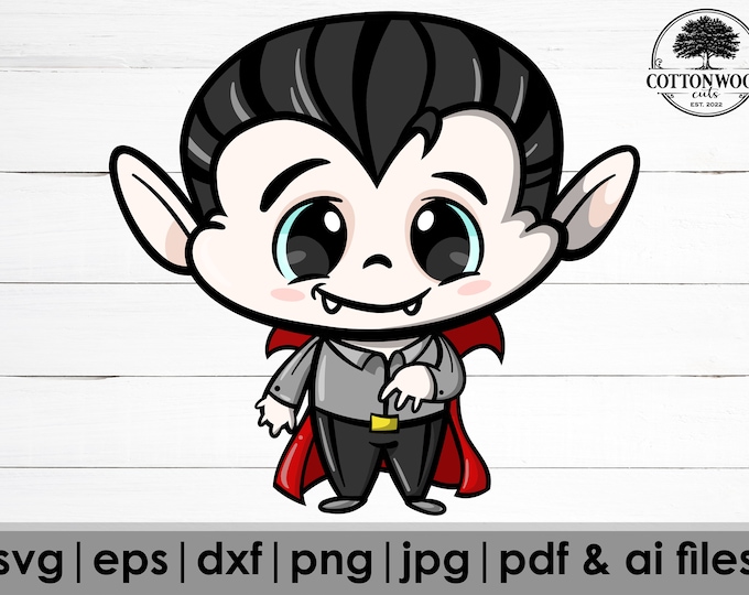 Dracula SVG, Fall SVG, Cute Halloween Svg, Cute Svg, Gift for Fall Svg ...