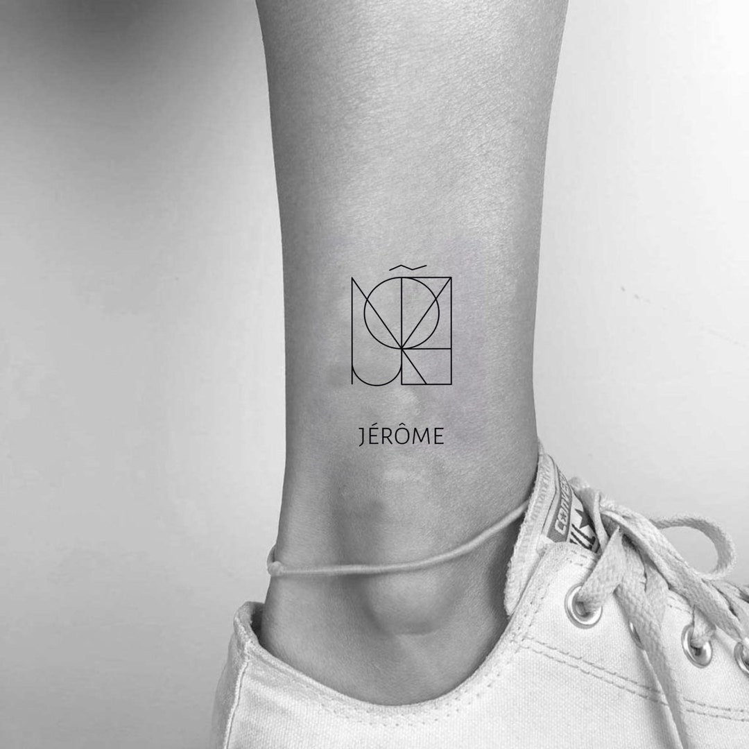 Tattoo Design Your Name Logo Monogram Letters Jpeg Etsy