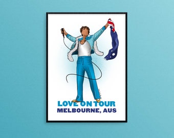 Love on Tour Melbourne N2 Print, Harry HSLOT Australia