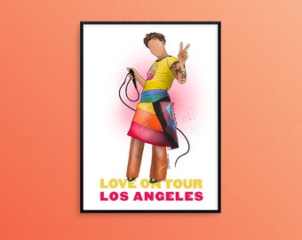 Love on Tour LA N13 Print, Harry HSLOT 2023 Los Angeles