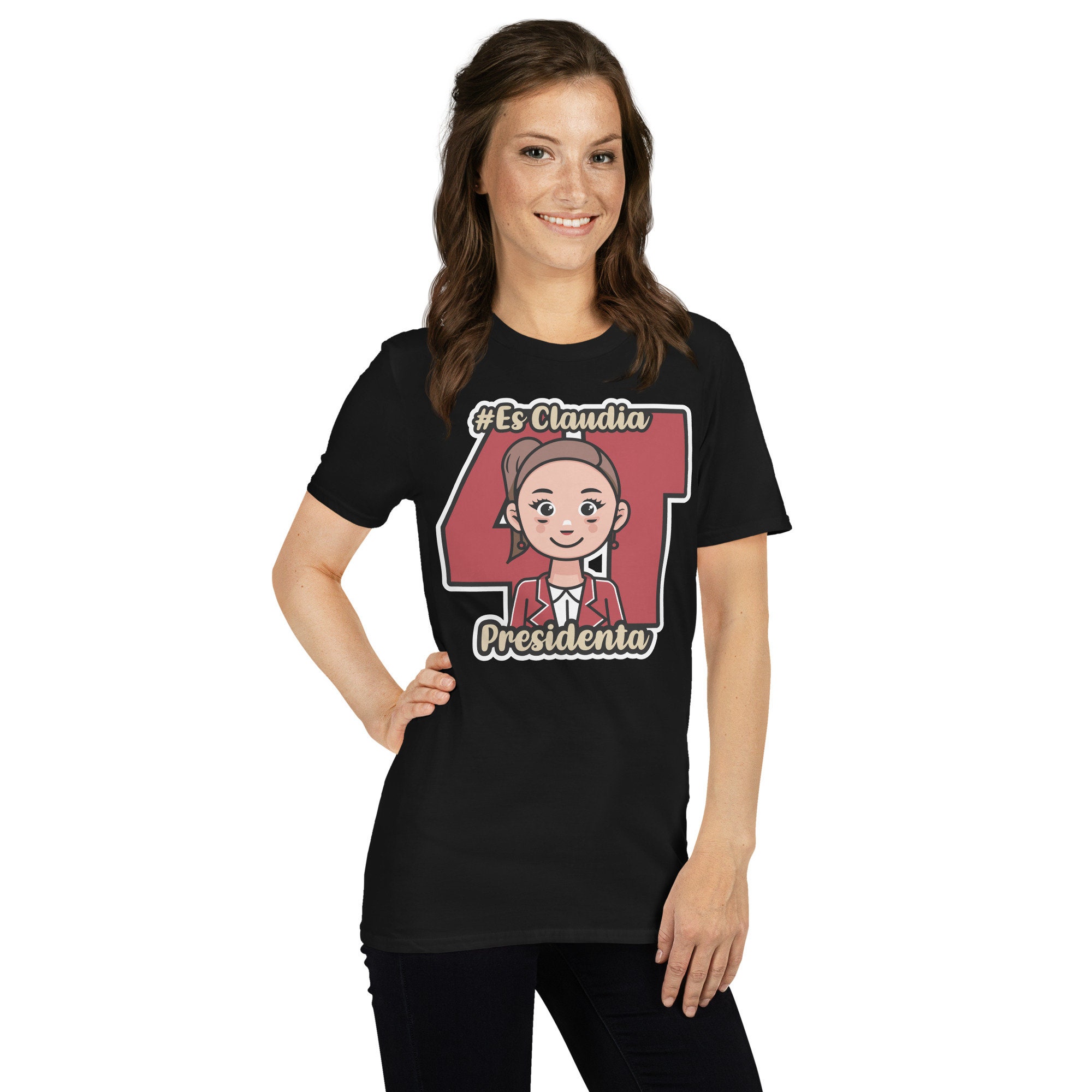 Claudia Sheinbaum Presidenta Dibujo Caricatura Kawaii Tierna T-shirt - Etsy
