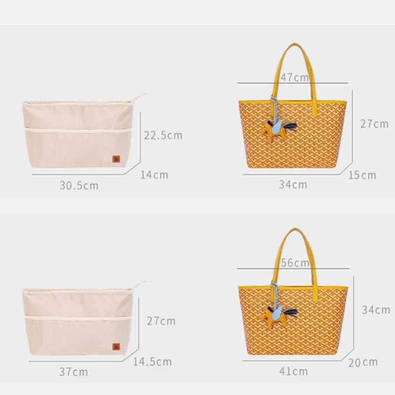 Handbag Organizer Goyard GM PM Bag St Louis Bag Organizer Tote Bag
