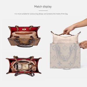 1-173/ LV-Onthego-MM-U) Bag Organizer for LV On The Go MM - SAMORGA®  Perfect Bag Organizer