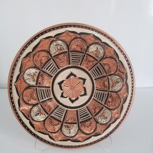 Copper Plate To Hang On The Wall | Handmade Plate | Etched Copper Plate