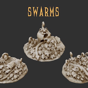 Crab Miniatures Swarm | BASES INCLUDED