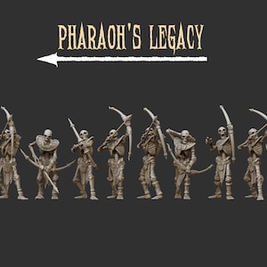 Crab Miniatures Archers | BASES INCLUDED