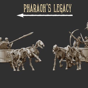 Crab Miniatures Chariots | BASES INCLUDED