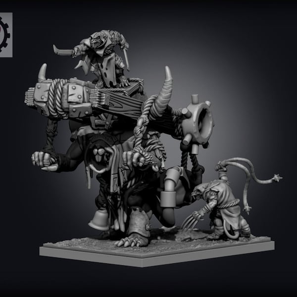 Vinciminiatures Ogre rat catapult