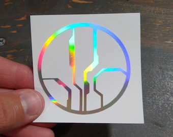 Halo Forerunner Mantle of Responsibility Vinyl Decal ( Holographic )