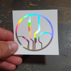 Halo Forerunner Mantle of Responsibility Vinyl Decal ( Holographic )