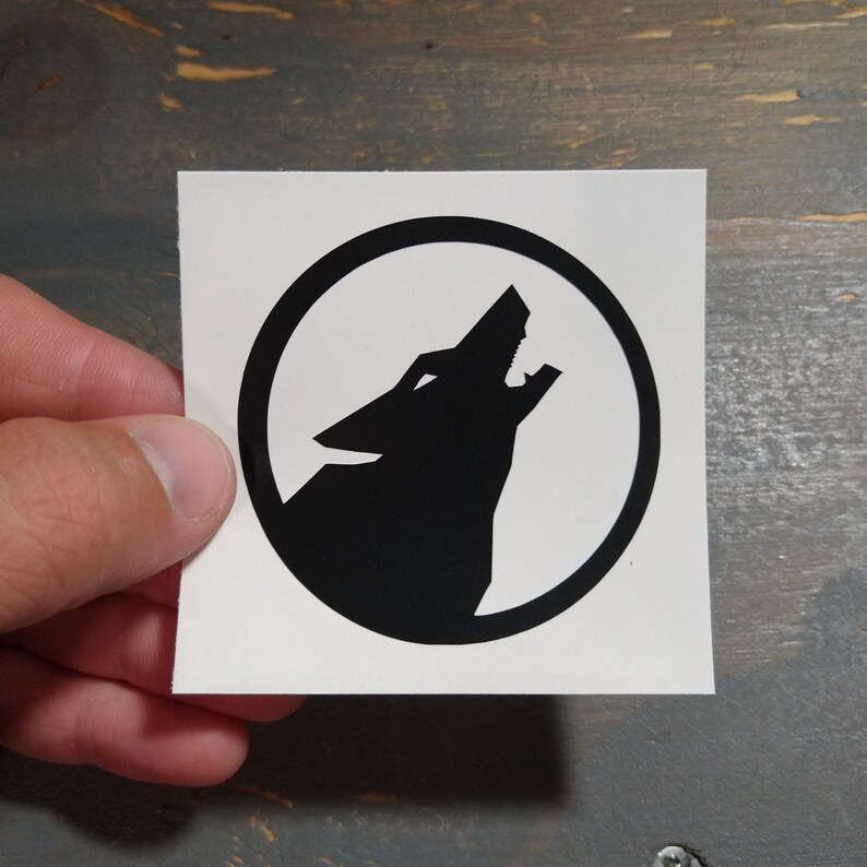 Halo Lone Wolf Emblem Vinyl Decal Matte Etsy