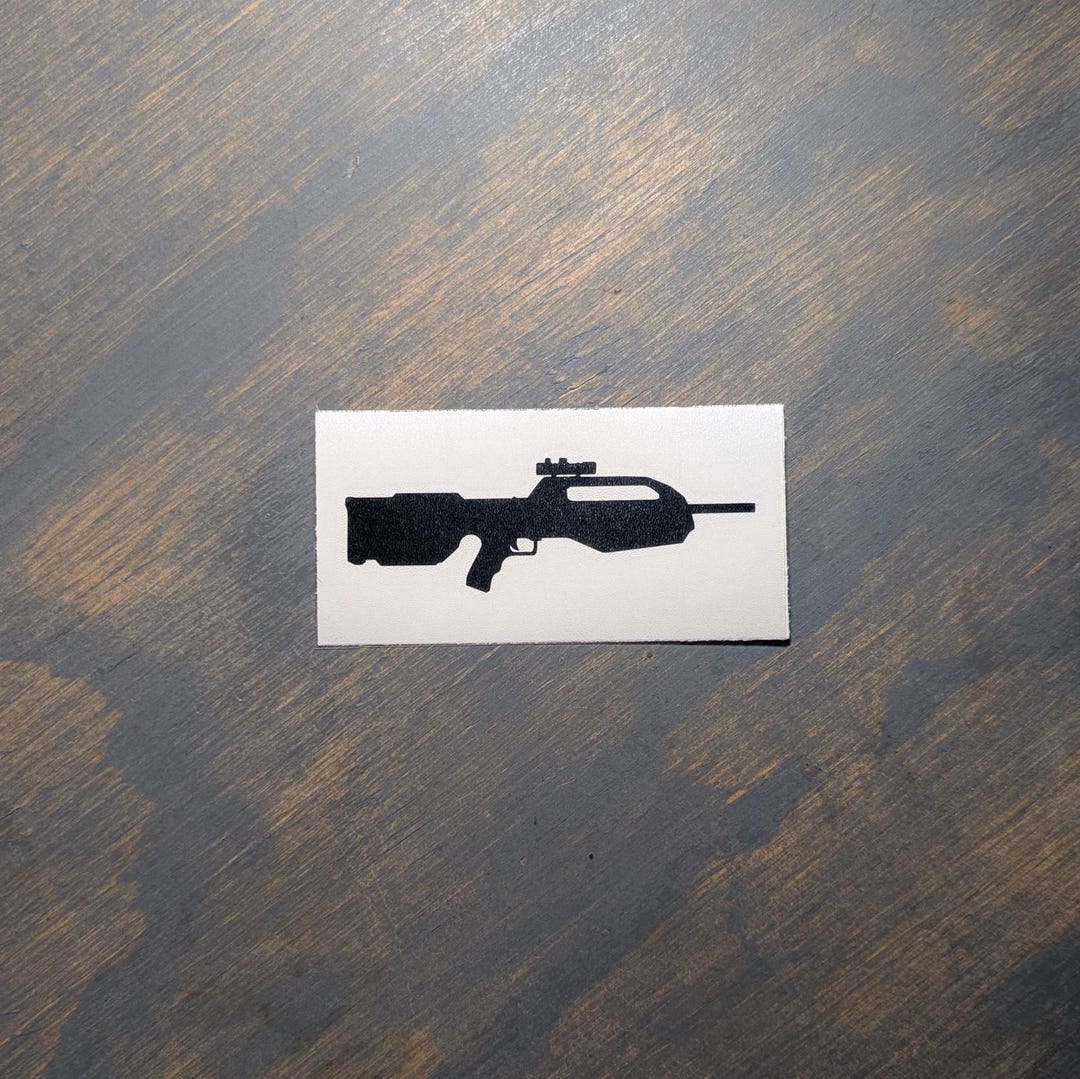 Halo Battle Rifle Vinyl Decal - Etsy