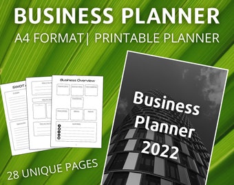 Business Planner 2022, Wealth Tracker, To Do Planner, Daily Tasks, Weekly/ Monthly Tracker