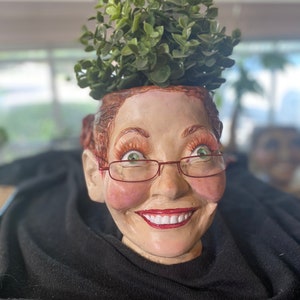 Lucy” Face flower pothead planters