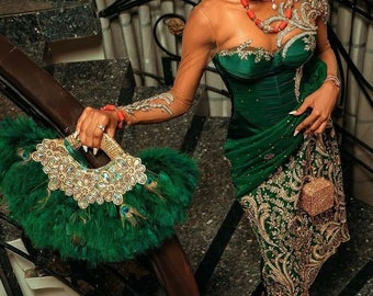 Feathe Bridal Fans  / African Feather Fans,Bridal fan